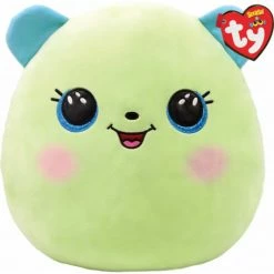Best Pirce 🤩 Ty Beanie Boos Squish A Boo 14" Clover Bear Green 💯
