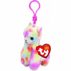 Coupon 🔔 Ty Beanie Boos TY Beanie Babies Clips Lola Multicolour Llama 🥰