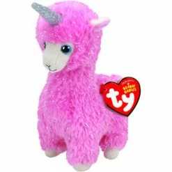 Promo 💯 Ty Beanie Boos Beanie Boos Regular Lana Llama With Horn 😉