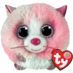 Flash Sale ❤️ Ty Puffies Tia Pink Cat 👍