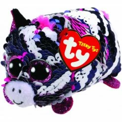New 🔥 Teeny Tys Sequin Zoey Pink Zebra ⭐