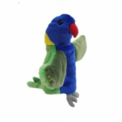 Budget ❤️ Korimco Plush Toy Animals Korimco - Green Parrot Hand Puppet ⌛