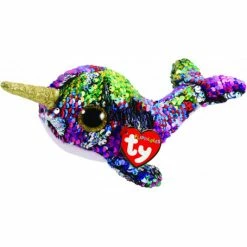 Deals ❤️ Ty Beanie Boos Beanie Boo Regular Sequin - Calypso Narwhal ✔️