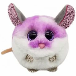 Deals 🛒 Ty Beanie Boos Ty Puffies Colby Purple Mouse ✔️
