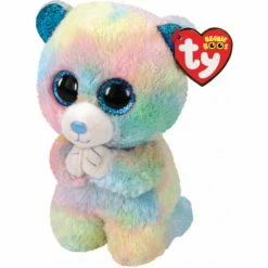 New 🧨 Ty Beanie Boos Beanie Boos - Reg Hope Pastel Bear 🥰