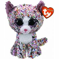 Cheapest 👍 Ty Beanie Boos Beanie Boos Medium Flippable - Confetti Cat 🌟