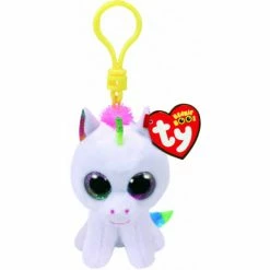 Coupon 😀 Ty Beanie Boos Clips Pixy White Unicorn ✔️