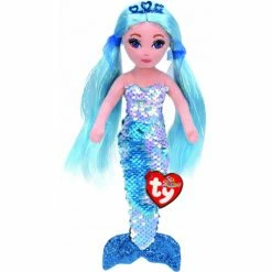 Coupon 😉 Ty Beanie Boos Ty Mermaids - Sequin Aqua Mermaid 🔔