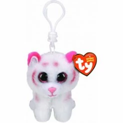 Buy 🥰 Ty Beanie Boos Beanie Boos Clip - Tabor Pink/White Tiger ✨