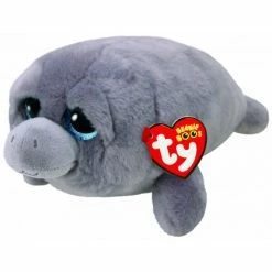 Hot Sale 🤩 Ty Beanie Boo Regular Milo Grey Manatee 👏