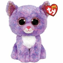 Best deal ⌛ Ty Beanie Boos Beanie Boos Regular Cassidy Lavendar Cat ✔️