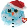 Hot Sale ✔️ Ty Beanie Boos Squish A Boo 14" Xmas Fleck Snowman Blue 😍 -Squishmallows shop unnamed file 252