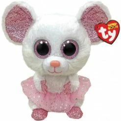 Budget 😍 Ty Beanie Boos Beanie Boos Regular Nina Mouse With Tutu 🎁