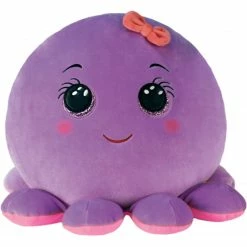 Outlet 💯 Ty Beanie Boos Squish A Boo 14" Octavia Octopus Purple ⭐