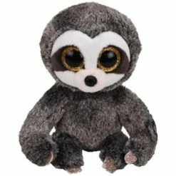 Promo ⭐ Ty Beanie Boos Beanie Boos Regular Dangler Grey Sloth ⌛