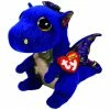 New 🥰 Ty Beanie Boos Medium Saffire Blue Dragon ⌛ -Squishmallows shop unnamed file 371
