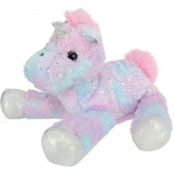 Brand new 👏 55Cm Multi Coloured Pastel Plush Unicorn With Glitter Design 😀