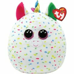 Brand new ✔️ Ty Beanie Boos Squish A Boo 10" Harmonie Unicorn 🧨