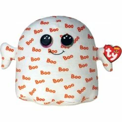 New 💯 Ty Beanie Boos Squish A Boo 14 Goblin Ghost 💀 Halloween ✔️