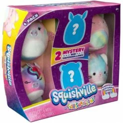 Hot Sale ๐ Squishmallows Squishville Mini Squishmallow 6 Pack Assorted ๐