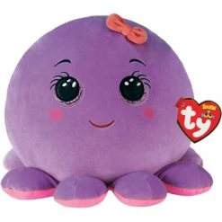 Flash Sale ⭐ Ty Beanie Boos Squish A Boo 10" Octavia Octopus Purple 🎁