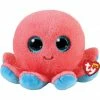 Best Pirce ✨ Ty Beanie Boos Beanie Boo Reg Sheldon Coral Octopus 😀