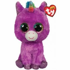 Budget 😉 Ty Beanie Boo Regular Rosette Unicorn ⌛
